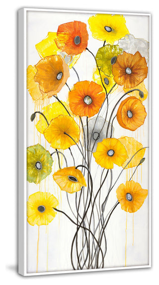 "Summer Gathering Floater" Framed Art Print, 57x114 cm