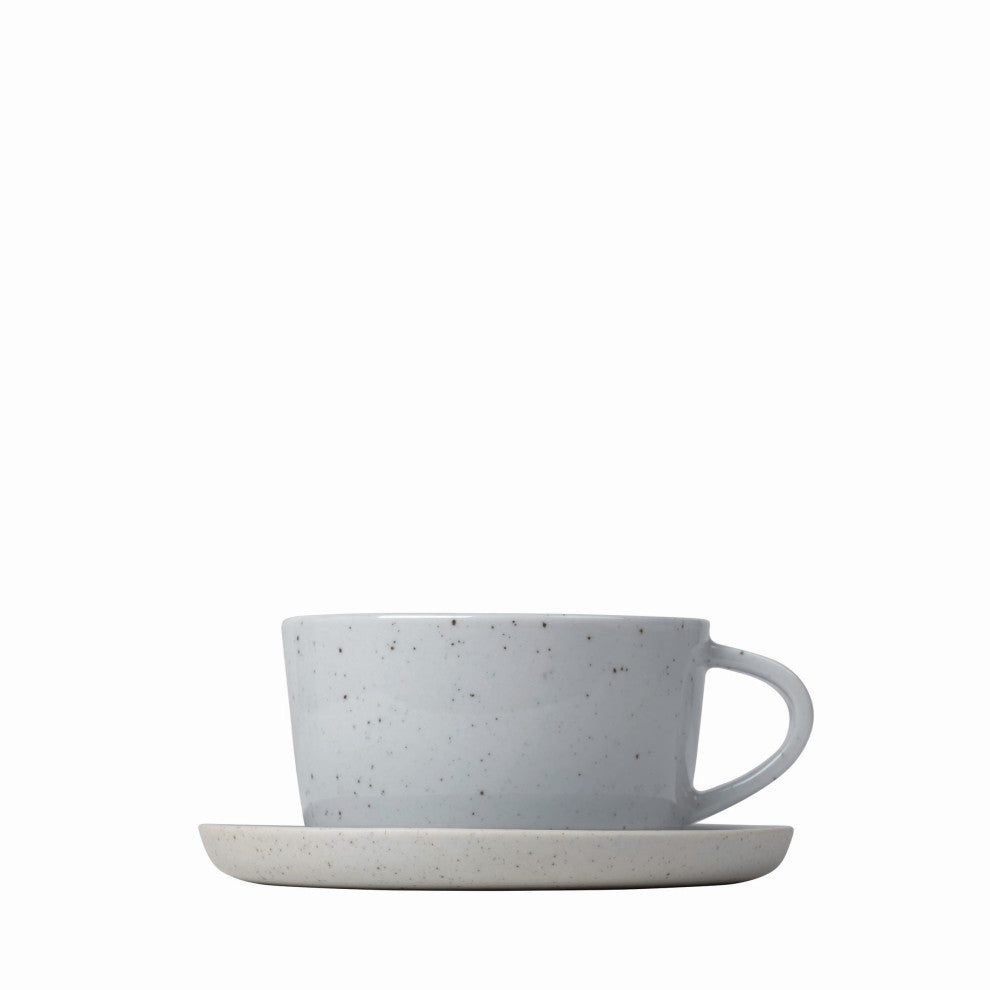 Sablo 2-Piece Coffee Cup & Saucer Set 5oz, Cloud