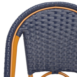 Safavieh California Bar Stool, Navy