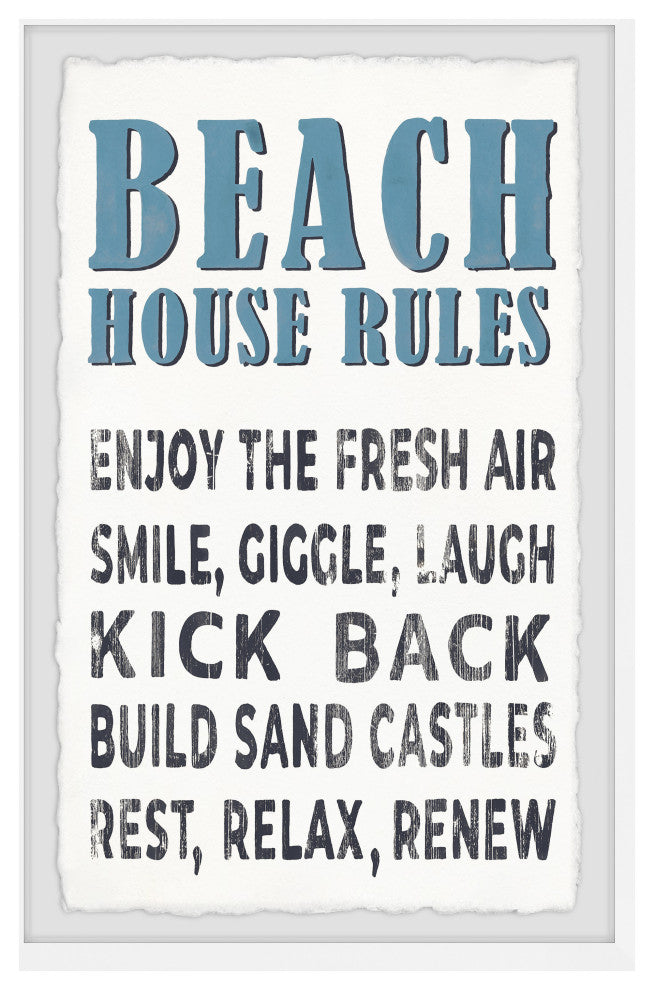 "Enjoy the Fresh Air" Framed Painting Print, 24x36