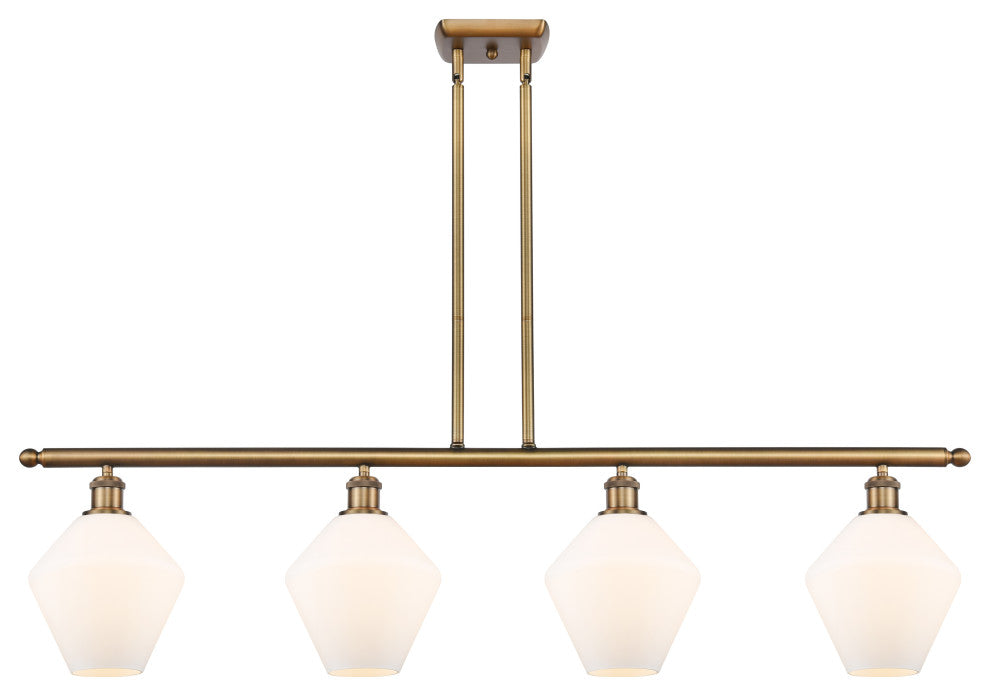 Innovations 516-4I-BB-G651-8 4-Light Island Light, Brushed Brass