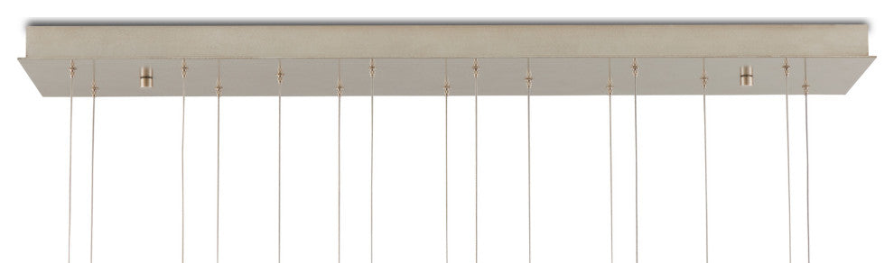Lazio Multi-Drop Pendant, Rectangular 15-Light