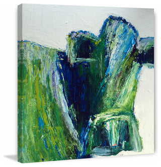 "Be Green" Painting Print on Wrapped Canvas, 32"x32"
