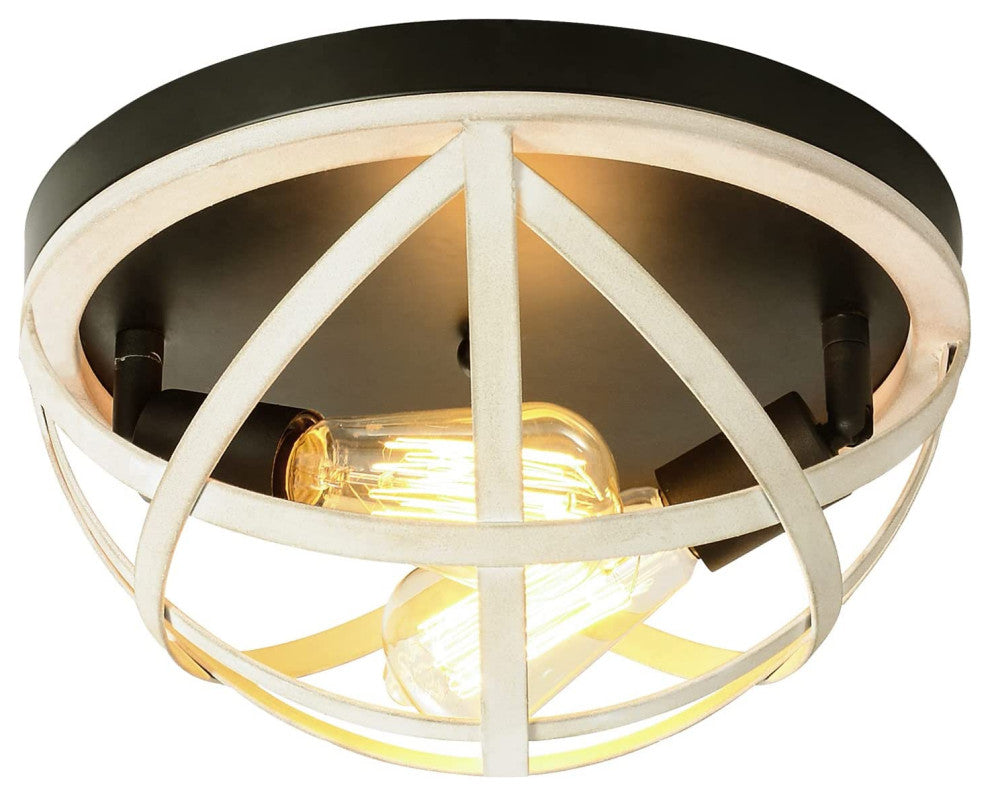 Farmhouse Ceiling Lamp, Rust, Industrial