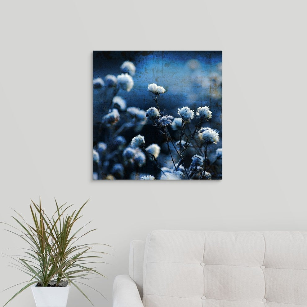 "Blue Bouquet" Wrapped Canvas Art Print, 20"x20"x1.5"