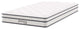 Pemberly Row Modern Fabric 6" Innerspring and Foam Twin Mattress in White