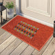 A1HC First Impression Grassdecor, Natural Rubber Doormat, 18"x30", Terracotta
