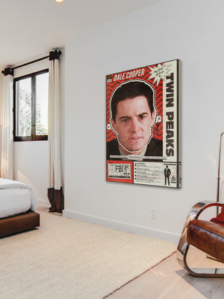 "Cooper Mask" Painting Print on Wrapped Canvas, 40"x60"