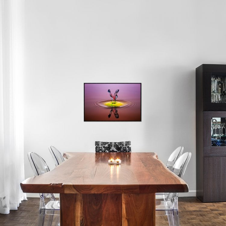 "You And Me" Framed Canvas Giclee by Muhammad Berkati, 31x21"