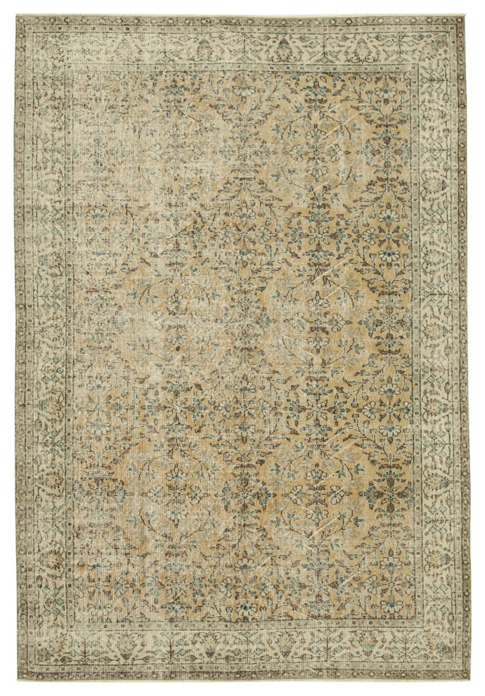 Rug N Carpet - Hand-knotted Anatolian 6' 9'' x 9' 9'' Low Pile  Area Rug