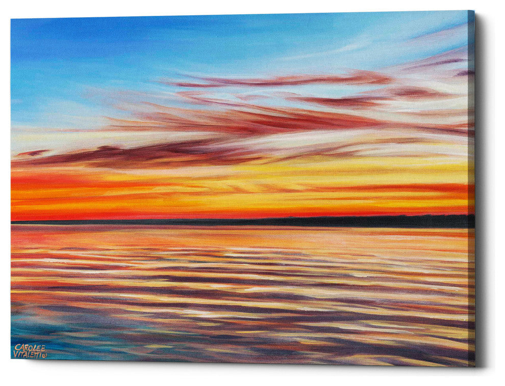 Tranquil Sky I' by Carolee Vitaletti Giclee Canvas Wall Art, 34"x26"