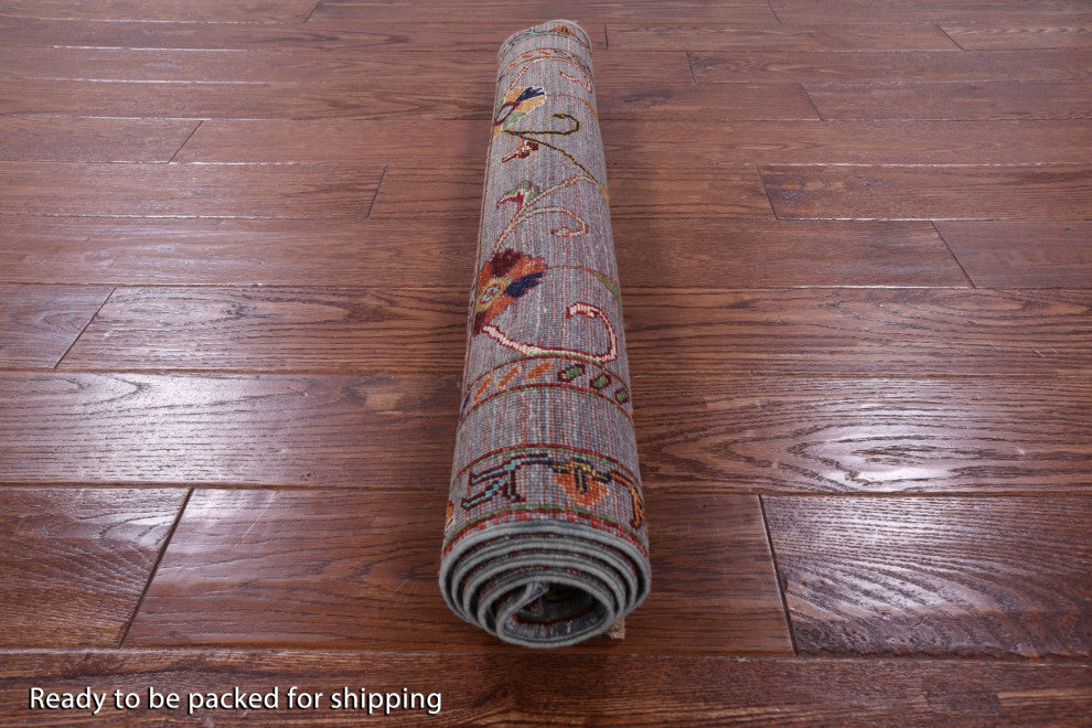 2' 9" X 3' 11" Persian Tabriz Handmade Wool Rug - Q12165
