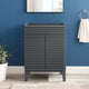 Render Bathroom Vanity Cabinet, Sink Basin Not Included, Gray