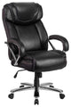 Contemporary Office Chair, Plush Seat & High Backrest for Extreme Comfort, Black