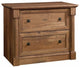 Sauder Palladia Engineered Wood 2-Drawer Lateral File Cabinet in Vintage Oak