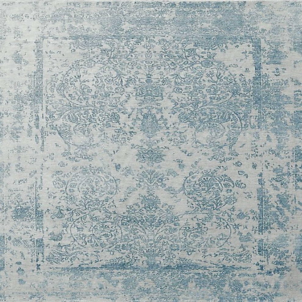 Ahgly Company Indoor Square Mid-Century Modern Area Rugs, 4' Square