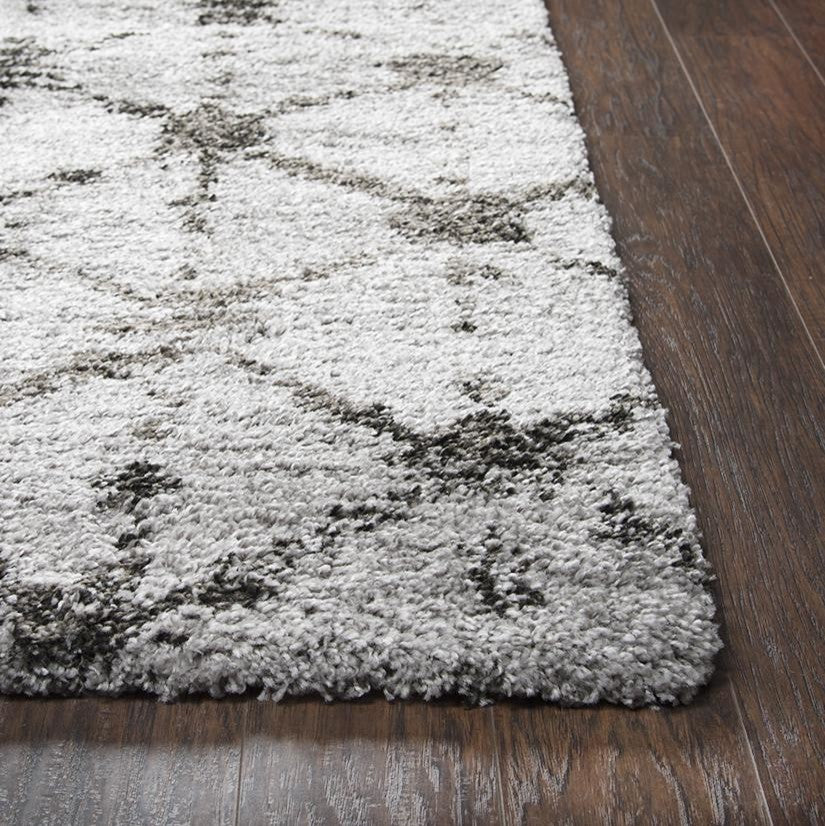 Rizzy Home Adana AN696A Gray Geometric Area Rug, Rectangular 7'10"x10'6"
