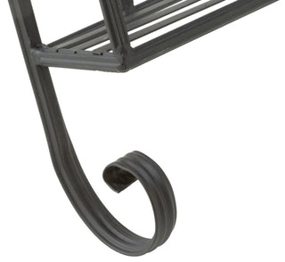 Metal Swirls Cookbook Stand, Black
