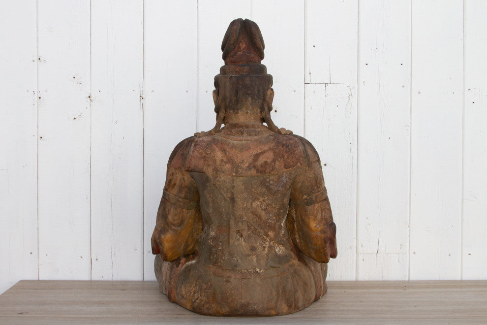 Antique Chinese Painted Buddha