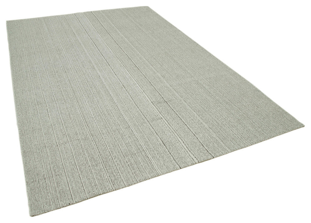 Rug N Carpet - Hand-knotted Turkish 6' 8'' x 9' 9'' Flatweave Wool Kilim Rug