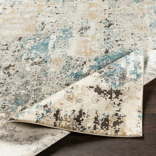Pune Modern Taupe, Charcoal Area Rug, 9'3"x12'3"