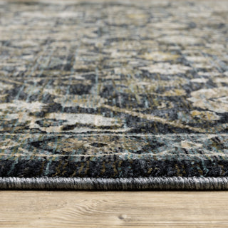 Augustus Inspirations Blue/ Light Blue Indoor Area Rug, Blue, 3'3"x5'