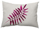 Frond 2 Decorative Throw Pillow, Purple, 14"x20"