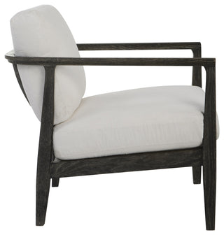 Brunei White Accent Chair