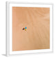 "Lone Surfer" Framed Print by Karolis Janulis