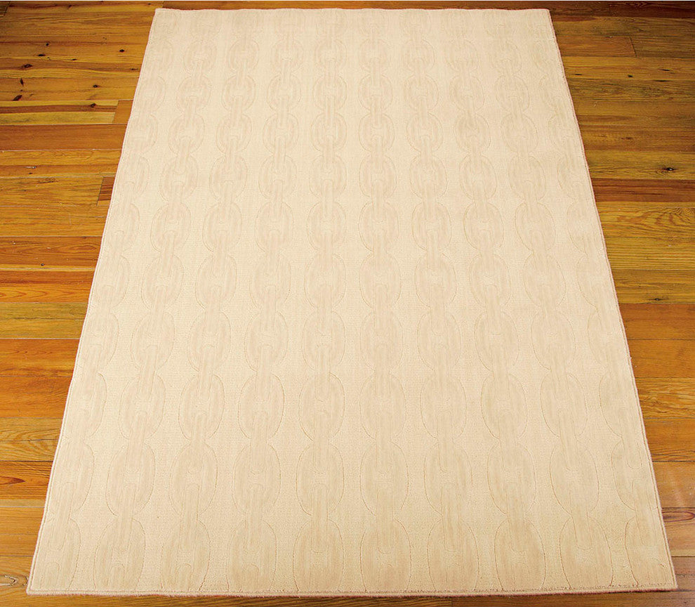 Nourison Nepal Area Rug, Bone, 7'9"x10'10"