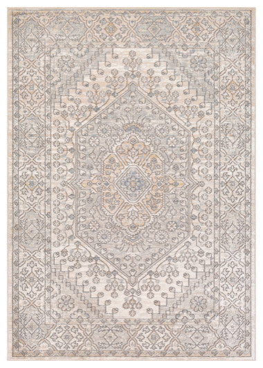 Surya Seattle STA-2303 7'10"x10'2" Rug, Light Gray/Medium Gray/Denim/Khaki/White