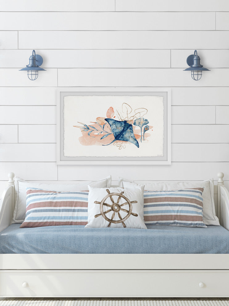 "On the Ocean Floor" Framed Painting Print, 18x12