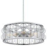 Quoizel TRK2823 Terrarock 5 Light 23"W Pendant - Polished Chrome