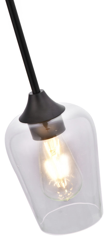 Lazzur Montauban 1 Light 5" Matte Black Pendant