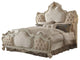 Acme Picardy Upholstered King Bed, Antique White 26877EK