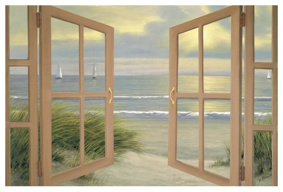 "Gentle Breeze through Door" Digital Paper Print by Diane Romanello, 38"x26"