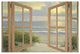 "Gentle Breeze through Door" Digital Paper Print by Diane Romanello, 38"x26"