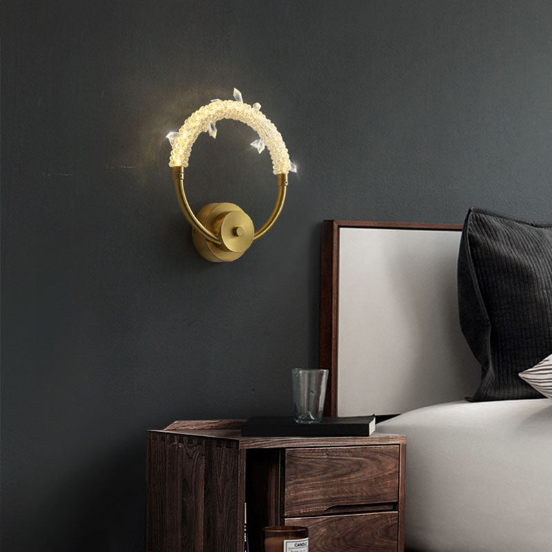 Mollerussa | Minimalist Luxury Crystal LED Wall Lamp