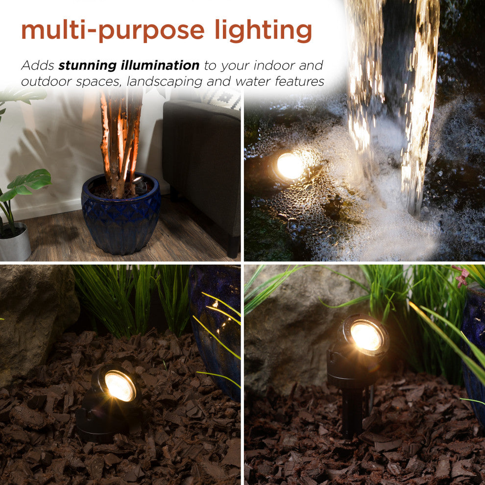 Power Beam 10-Watt Light Only With Color Lenses and Stake