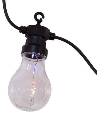 Kurt Adler 40-Light Edison Bulb Set With Multi-Colored Fairy Lights