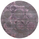 Ahgly Company Indoor Round Mid-Century Modern Area Rugs, 4' Round
