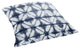 Sunbrella Carrington Indigo Geometric Outdoor Square Floor Pillow