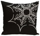 Web Art Holiday Print Pillow, Black, 26"x26"