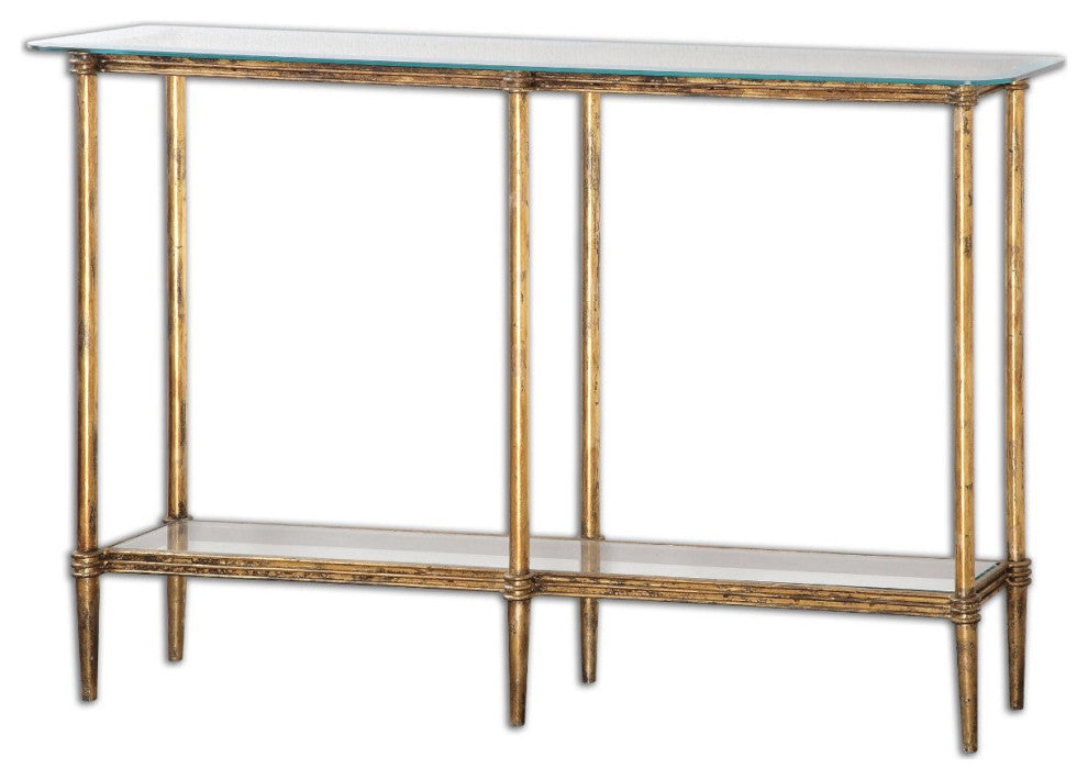 Uttermost Elenio Glass Console Table
