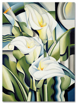 'Cubist Lilies, 2002' Canvas Art by Catherine Abel