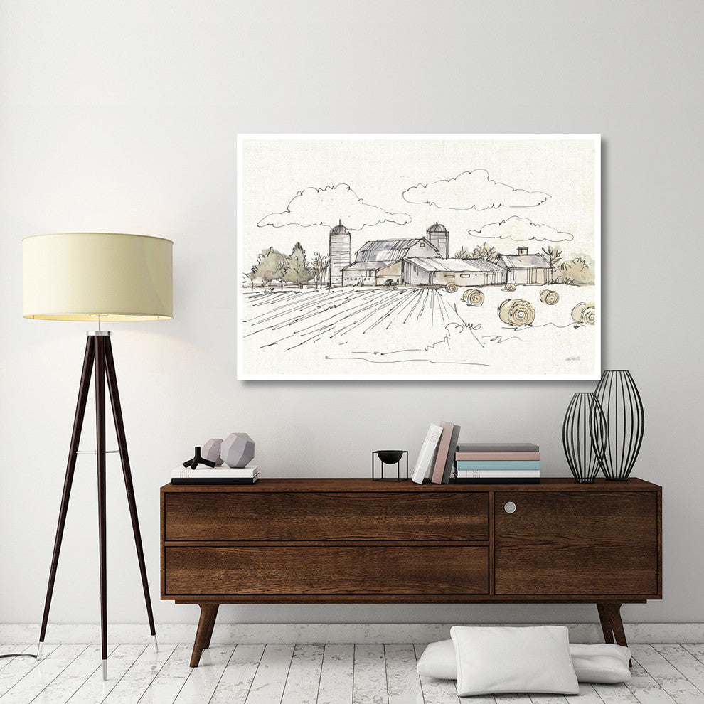 "Farm Memories II" Digital Paper Print by Anne Tavoletti, 62"x42"