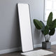 Ellis Soft Corner Metal Rectangular Mirror, Silver, 18"x60"