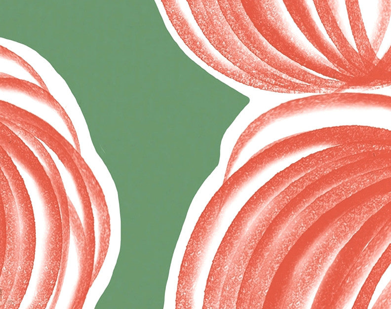 Pumpkins-A-Plenty Geometric Print Hand Towel, Green