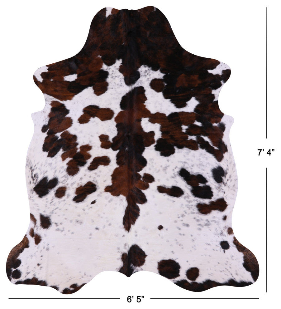 Natural Cowhide Rug 7' 4" X 6' 5" C2310