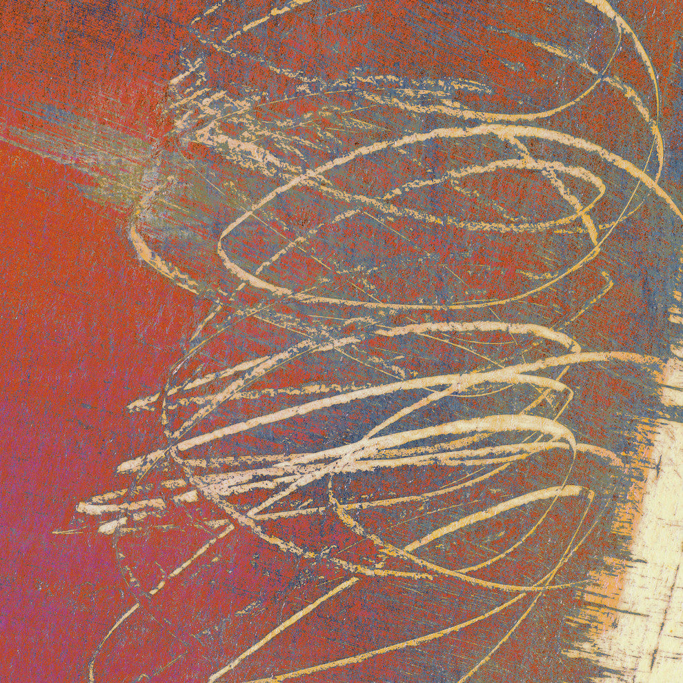 "Analog III" Painting Print on Canvas by Aryai